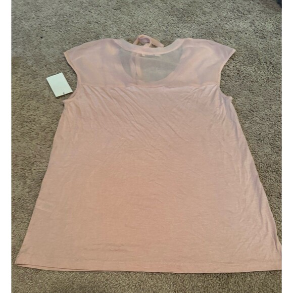 Hinge Light Pink Bow Blouse – Size M, NWT - Picture 2 of 3